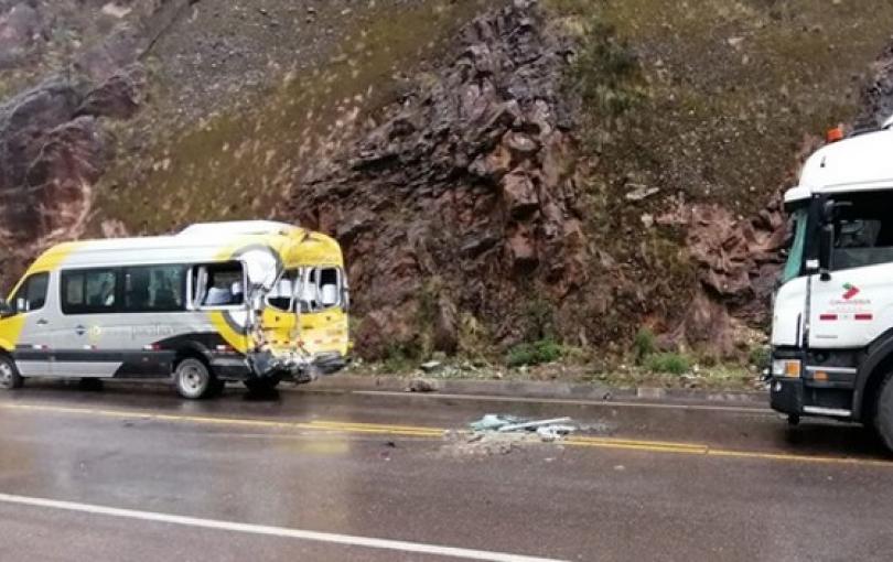 18 personas heridas, la mayoría turistas que iban a la montaña Vinicunca