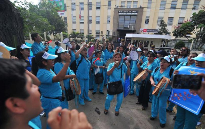 Enfermeras del Ministerio de Salud paralizarán en medio del aumento de caso de Coronavirus. 